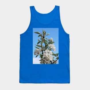 White blossom in spring. Tank Top